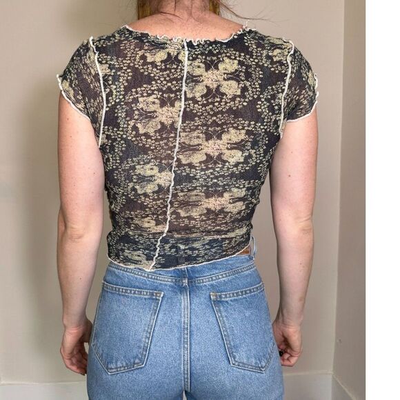 Free People Oh My Baby Tee Size XS - Picture 3 of 4